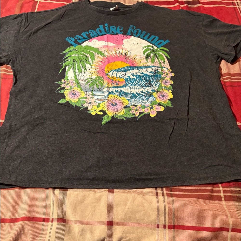 No boundaries tropical T-shirt